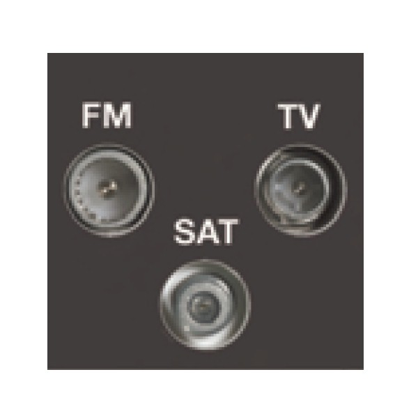 E/Fix Non-Iso DAB TV+FM+SAT 50×50 BL