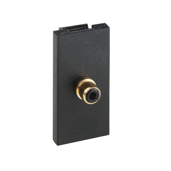 E/Fix 1xGold Phono/Audio Skt 25×50 BL