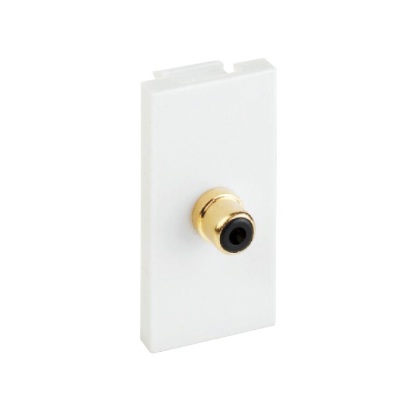 E/Fix 1xGold Phono/Audio Skt 25×50 WH