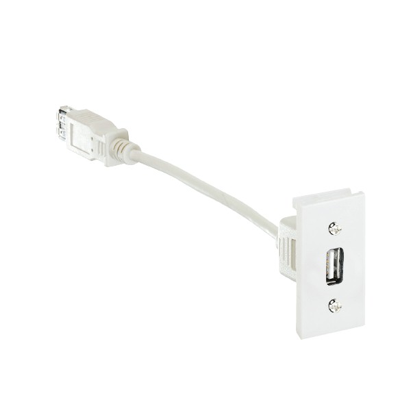 E/Fix USB2 Type A Skt Fem-Fem 25×50 WH