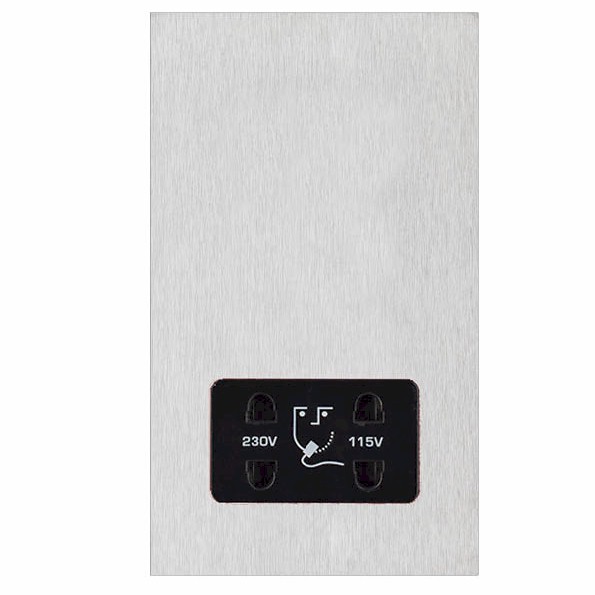 Sheer G2 SS Shaver Dual Volt Socket BL