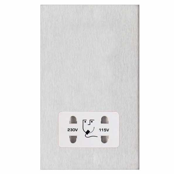 Sheer G2 SS Shaver Dual Volt Socket WH