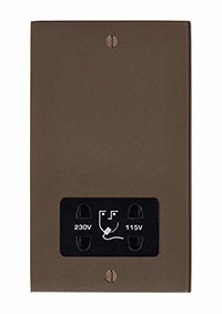 Hart Rich Brz Shaver Dual Volt Socket BL