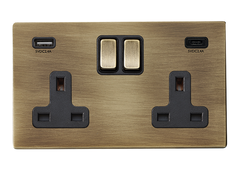 Hart G2 AB DP SS2+USB+USB C AB/BL