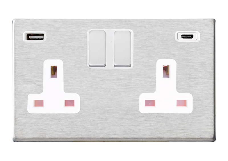 Hart G2 SS DP SS2+USB+USB C SS/WH