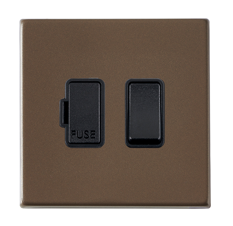 Hart G2 RB 1g 13A DP Fused Spur BL/BL