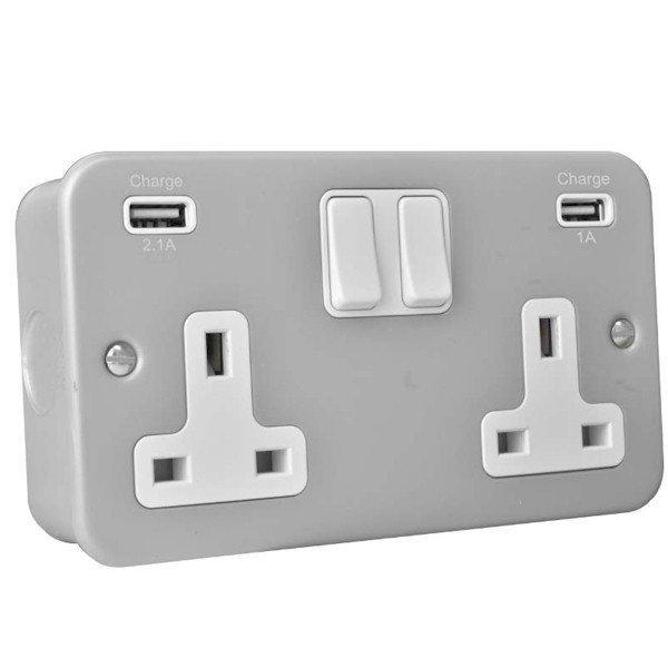 Metalclad SP SS2 + USBx2 WH/WH