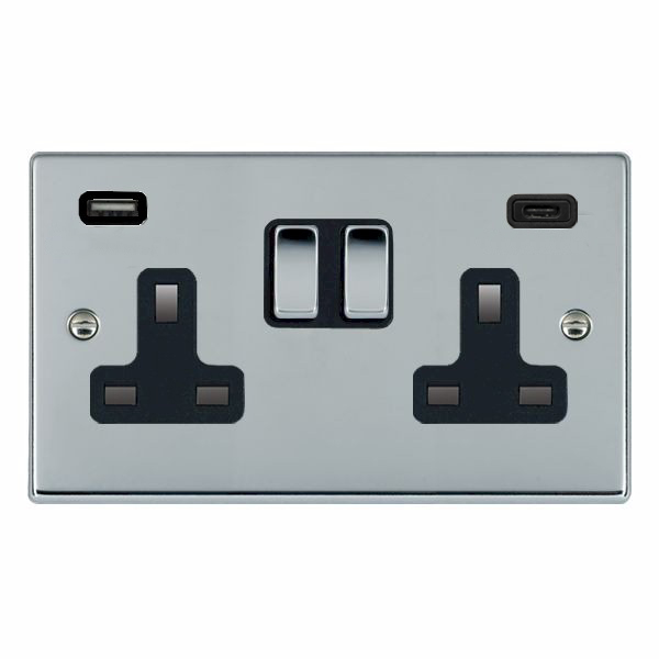 Hart BC DP SS2+USB+USB C BC/BL