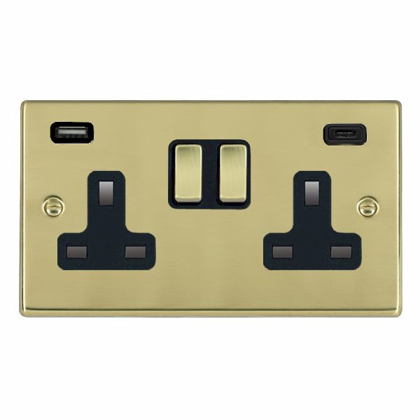 Hart PB DP SS2+USB+USB C PB/BL