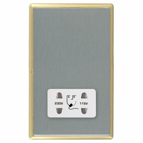 L-Ron CFX SB/SS Shaver Dual Volt Skt WH