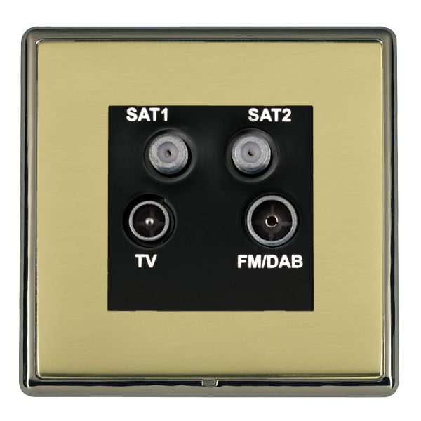 L-Ron CFX BK/PB No-Isolat TV+FM+2XSAT BL