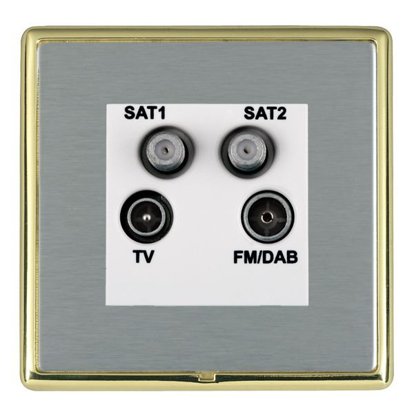 L-Ron CFX PB/SS No-Isolat TV+FM+2XSAT WH