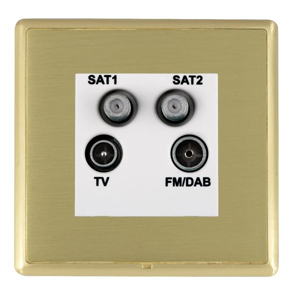 L-Ron CFX SB/SB No-Isolat TV+FM+2XSAT WH