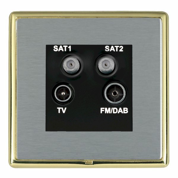 L-Ron CFX SB/SS No-Isolat TV+FM+2XSAT BL