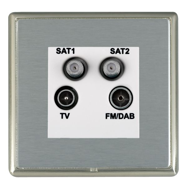 L-Ron CFX SN/SS No-Isolat TV+FM+2XSAT WH