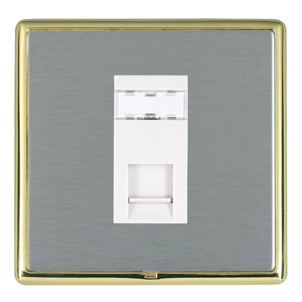 L-Ron CFX PB/SS 1g RJ45 CAT5E Unsheld WH