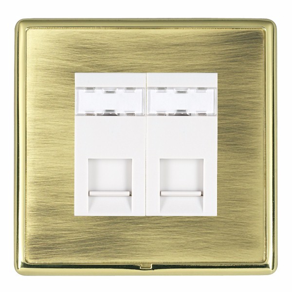 L-Ron CFX PB/AB 2g RJ45 CAT5E Unsheld WH