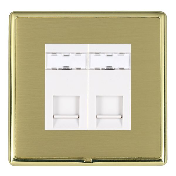 L-Ron CFX PB/SB 2g RJ45 CAT5E Unsheld WH