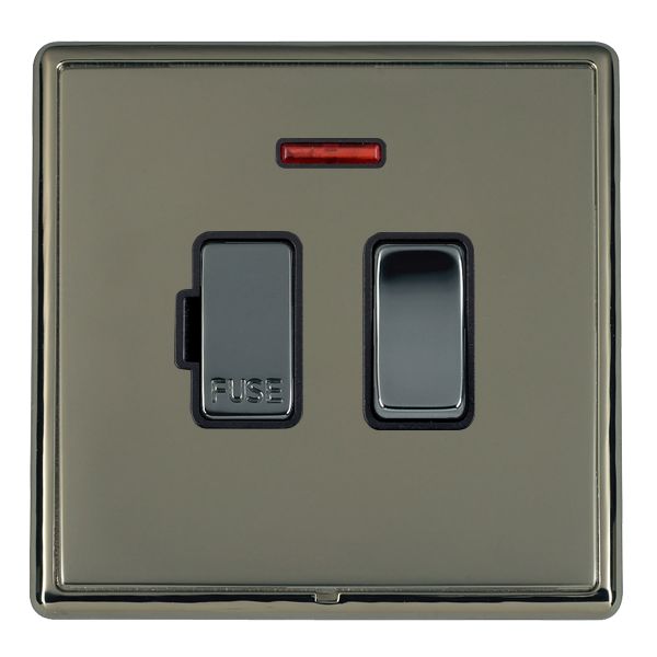 L-Ron CFX BK/BK Fuse Sp(DP)+N 13A BK/BL