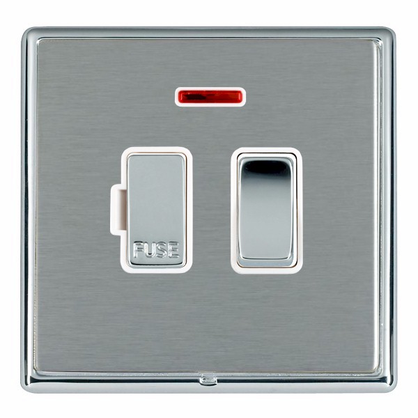 L-Ron CFX BC/SS Fuse Sp(DP)+N 13A BC/WH