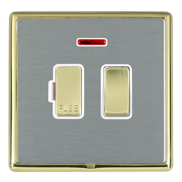 L-Ron CFX PB/SS Fuse Sp(DP)+N 13A PB/WH