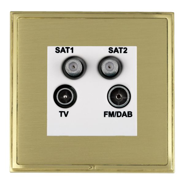 L-Sca CFX SB/SB No-Isolat TV+FM+2XSAT WH