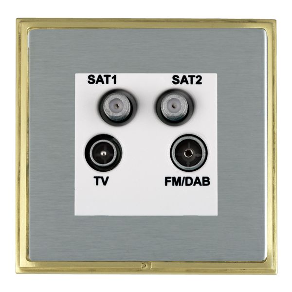 L-Sca CFX SB/SS No-Isolat TV+FM+2XSAT WH
