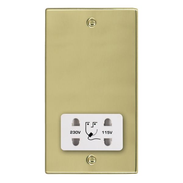 Hart PB Shaver Dual Volt Socket WH