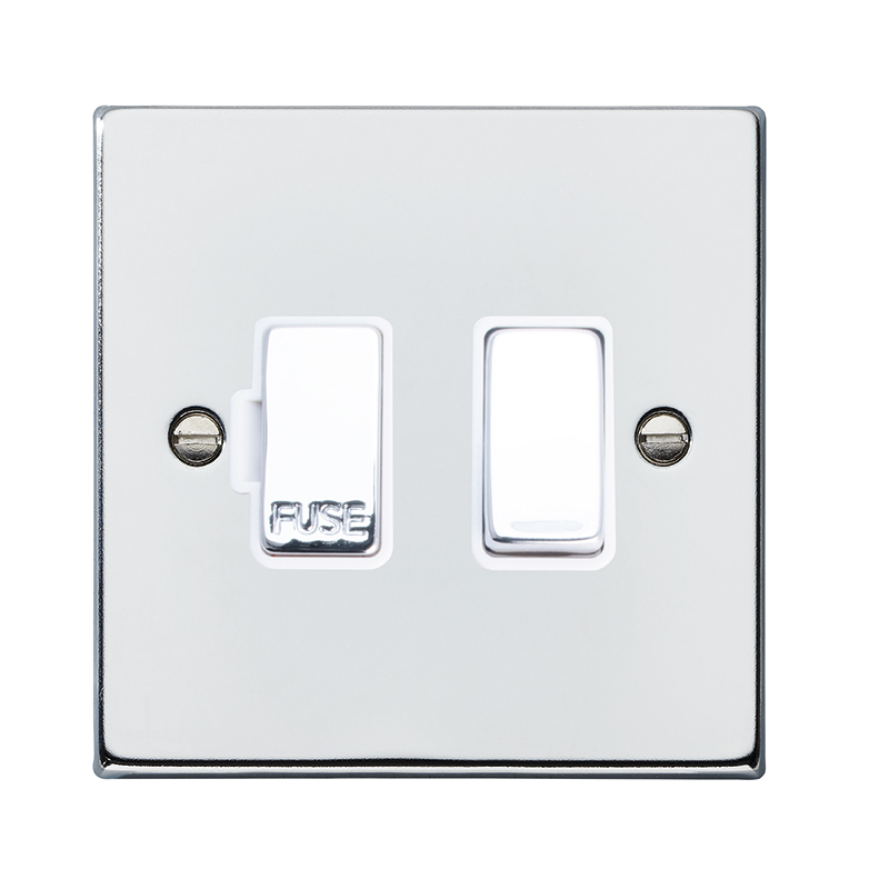 Hart BC 1g 13A DP Fused Spur BC/WH