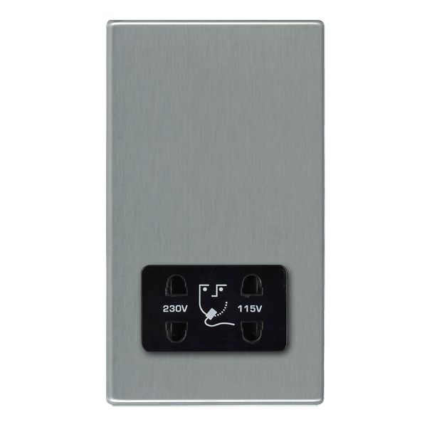 Hart CFX SS Shaver Dual Volt Socket BL