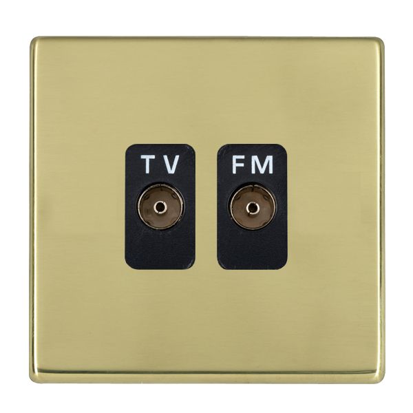 H-CFX PB Isolat TV/FM Diplex 1in/2out BL