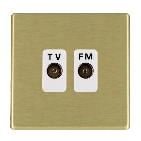 H-CFX SB Isolat TV/FM Diplex 1in/2out WH