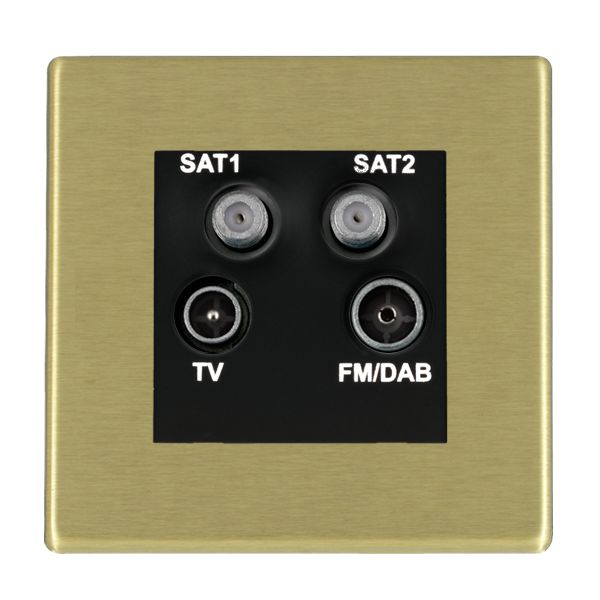 Hart CFX SB Non-Isolated TV+FM+2XSAT BL