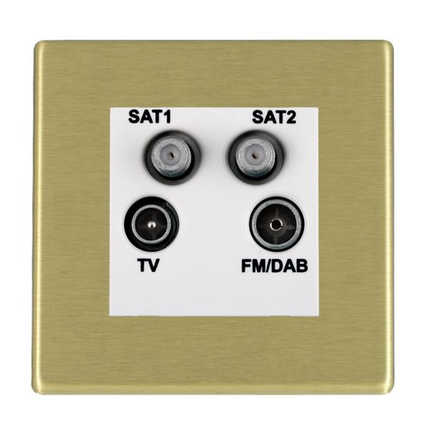 Hart CFX SB Non-Isolated TV+FM+2XSAT WH