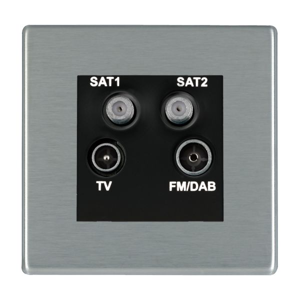 Hart CFX SS Non-Isolated TV+FM+2XSAT BL
