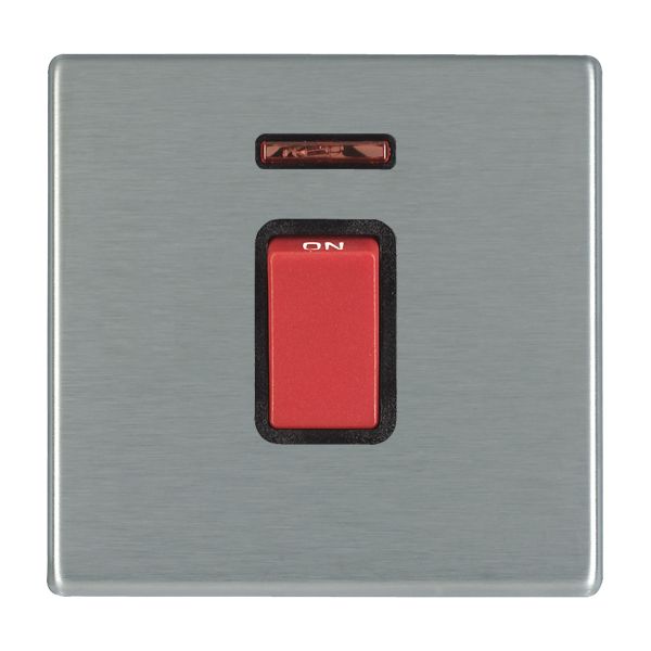 H-CFX SS 1g 45A Double Pole+N Red Rkr/BL