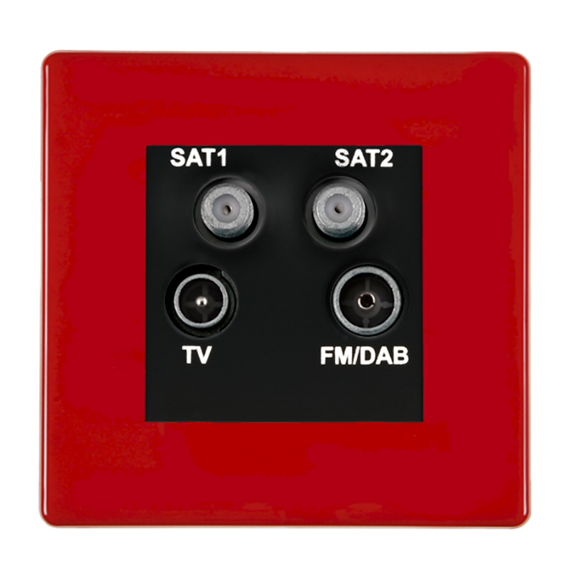 HCFX Col Red Non-Isolated TV+FM+2XSAT BL