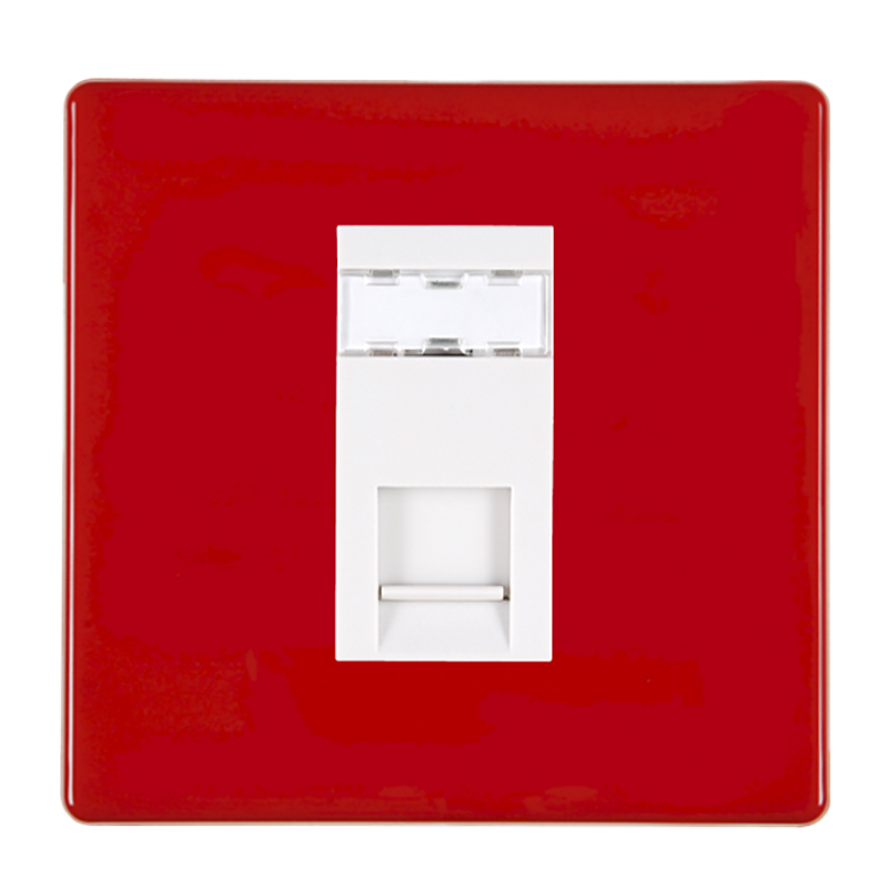 HCFX Col Red 1g RJ12 Unshielded WH