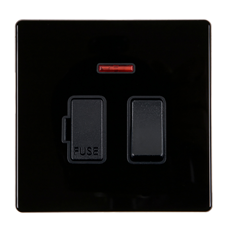 HCFX Col BL 13A DP Fused Spur+N BL/BL