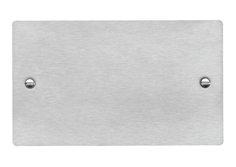 Sher SS Double Blank Plate