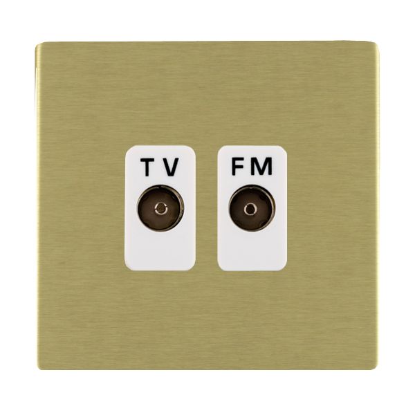S-CFX SB Isolat TV/FM Diplex 1in/2out WH