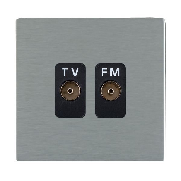 S-CFX SS Isolat TV/FM Diplex 1in/2out BL