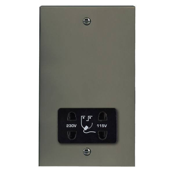 Cher V BK Shaver Dual Volt Socket BL