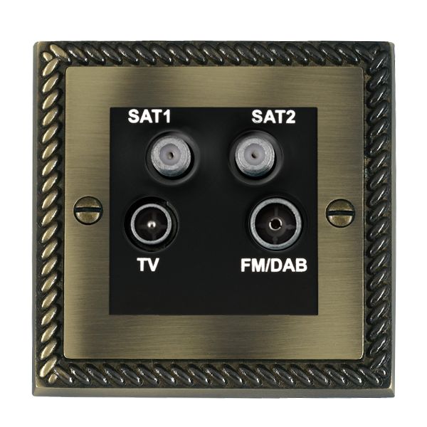 Cher G AB Non-Isolated TV+FM+2XSAT BL