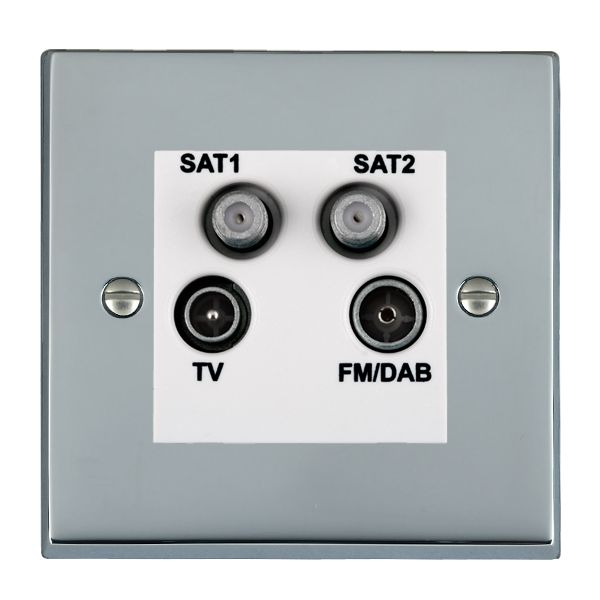 Cher V BC Non-Isolated TV+FM+2XSAT WH