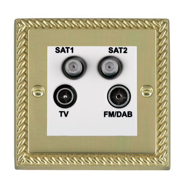 Cher G PB Non-Isolated TV+FM+2XSAT WH