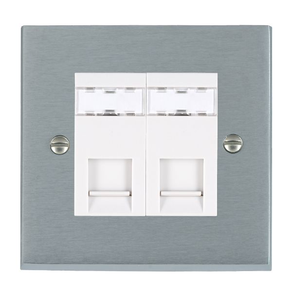 Cher V SC 2g RJ45 CAT5E Unshielded WH
