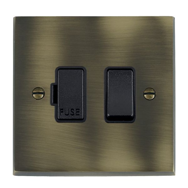 Cher V AB 1g 13A DP Fused Spur BL/BL