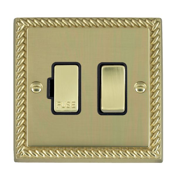 Cher G PB 1g 13A DP Fused Spur PB/BL