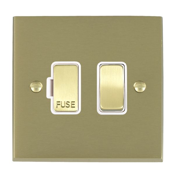 Cher V SB 1g 13A DP Fused Spur SB/WH